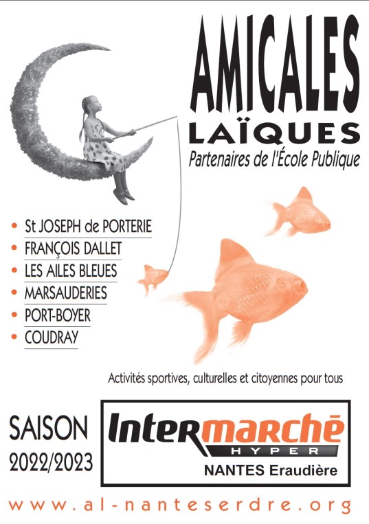 Programme 2022-2023 des Amicales Nantes-Est de l'Amicale Laïque de Port-Boyer